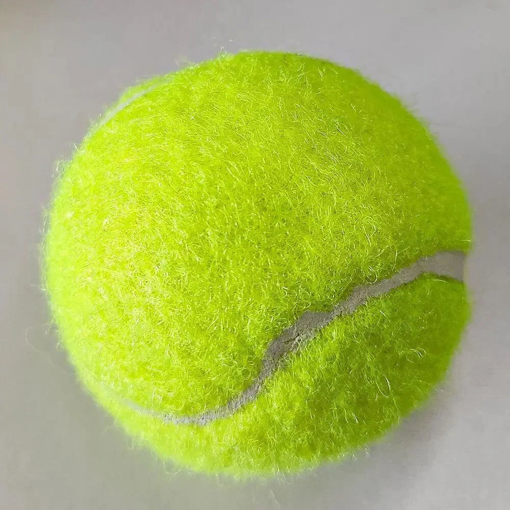 Small tennis ball for dogs and puppies, ideal for fetch and training, durable and pet-friendly.