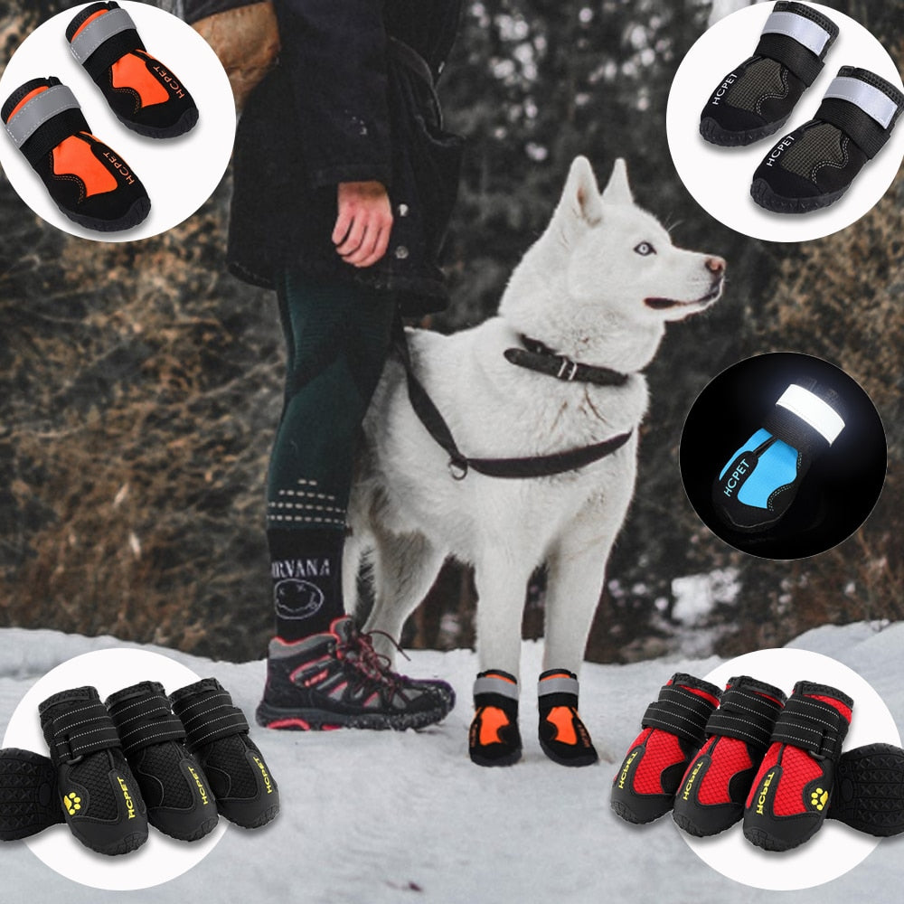 Waterproof Reflective Dog BootsWaterproof Reflective Dog Boots