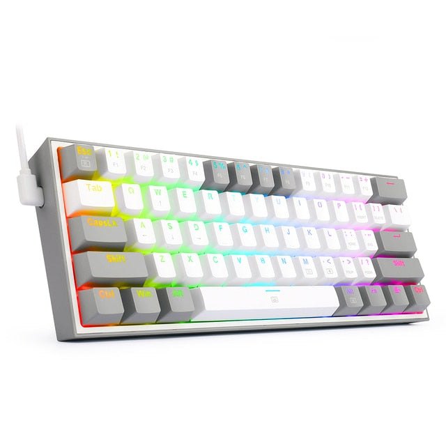 Redragon K617 Mini Gaming Keyboard with RGB backlighting and compact 60% design.